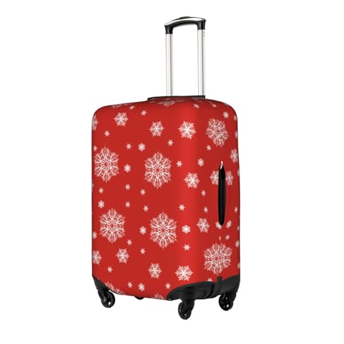 Travel Luggage Cover Merry Christmas Snowflake Fashion Washable Baggage Suitcase Protector Fit For Luggage Medium2