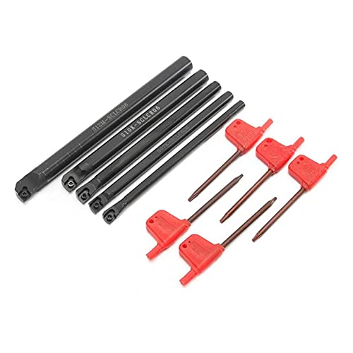 Fresas de carburo juego 5 piezas para torno CNC