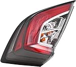 Garage-Pro Tail Light Assembly Compatible with 2017-2020 Honda Civic Outer, On Body, Hatchback, Passenger Side, Clear & Red Lens