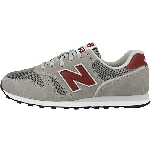 Image of New Balance Men's 574 V2 Trainers, Grey Grey Red Ad, 9