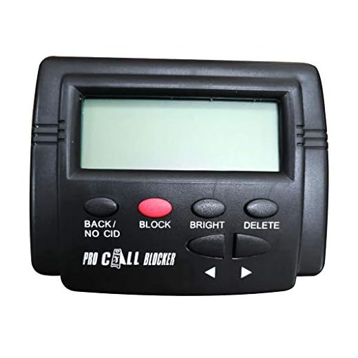 perfk Bloqueur d'Appel pour pour Téléphones Fixes, Opération One-Touch Black List