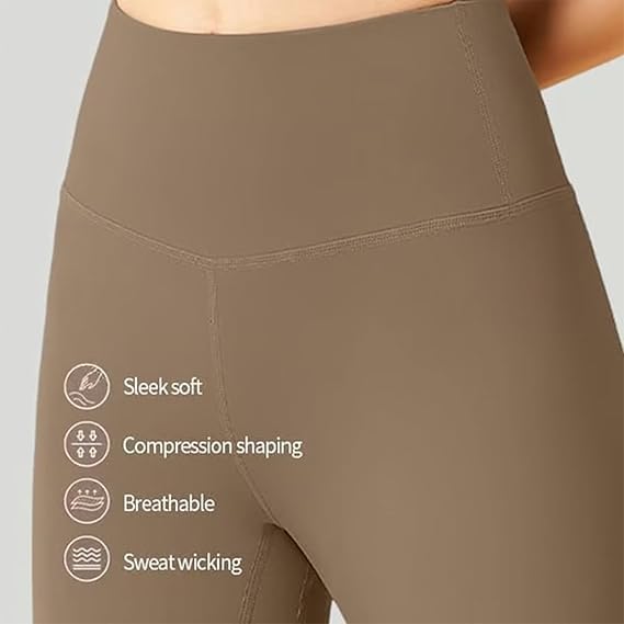 Terminatek High Waisted Tummy Control Shaping Training Leggings with Pockets,Stretch Butt Lifting Yoga Pants3