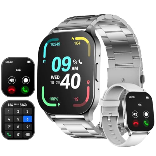 Smartwatch 1,96" AMOLED Relógio Inteligente, IP68 à Prova d’Água,...