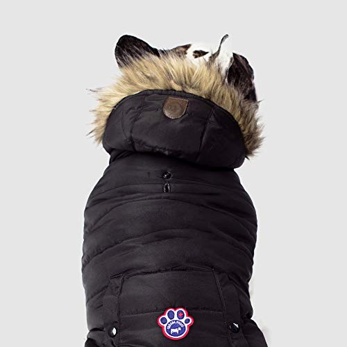 Canada Pooch North Pole Parka, Black, Size 12