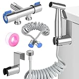 YHNDECO Ducha Bidet para Wc, Grifo Wc Higienico Inoxidable, Ducha Higienica para...