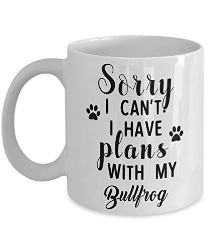 Bullfrog Mug - Sorry I Can't I Have Plans With My - Funny