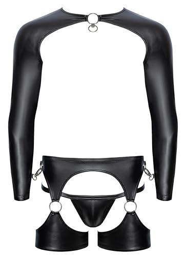 Kinky-Set Noir S Svenjoyment Bondage Homme avec accessoires
