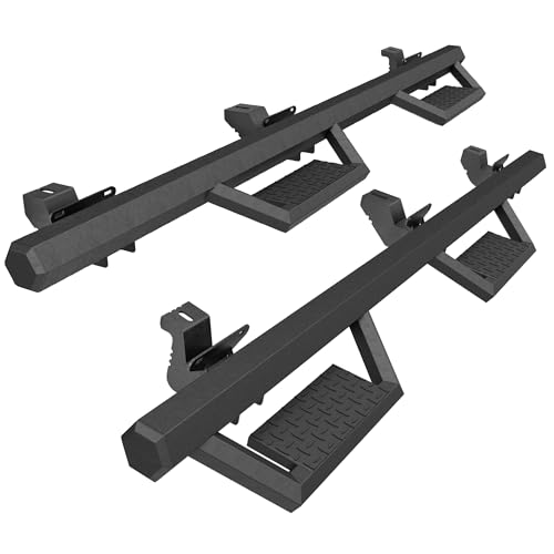Estribos laterales de acero carbono para Jeep Wrangler JK