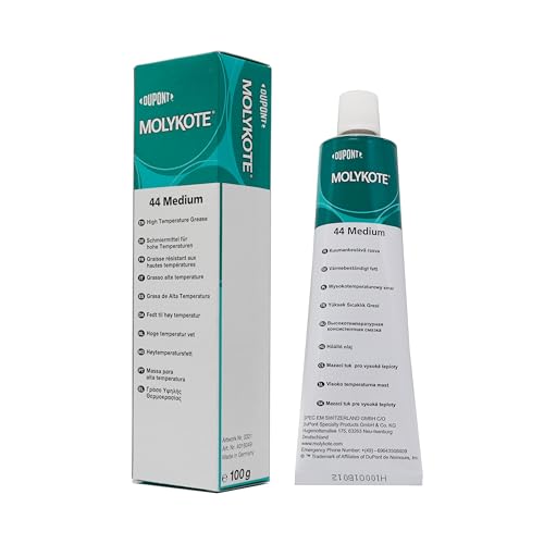 Molykote 44 Medium 100g Grease Lubricant 44M High Temperature Grease Bearing Lubrication Control Cables Plastic Heat Resistance Off White