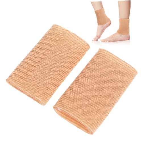 BCOATH Nkle Elastic Sleeve Sports Ankle Protector Ankle Protection Sleeve Foot Compression 2 Pairs for Cycling Running