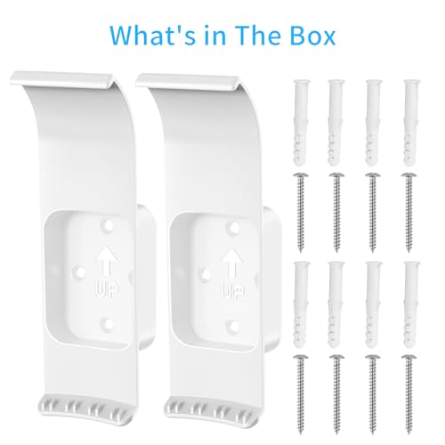 Image of Wall Mount Holder for eero Max 7, No Messy Wires, Space Saving, Wall Stand Bracket Compatible with eero Max 7 Tri-Band Mesh WiFi System (2 Pack)