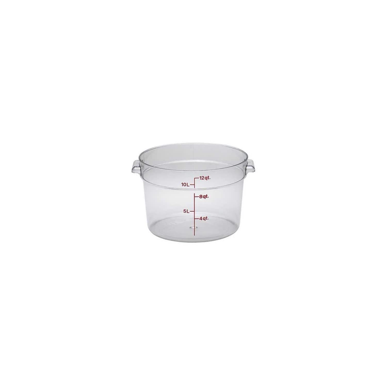 RFSCW12135 Cambro Clear Round Container, 12 Quart Pack of 1
