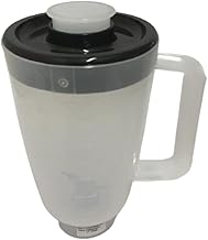 Copo Compatível Walita Daily RI2101 RI2102 RI2103 Translúcido Tampa Preta