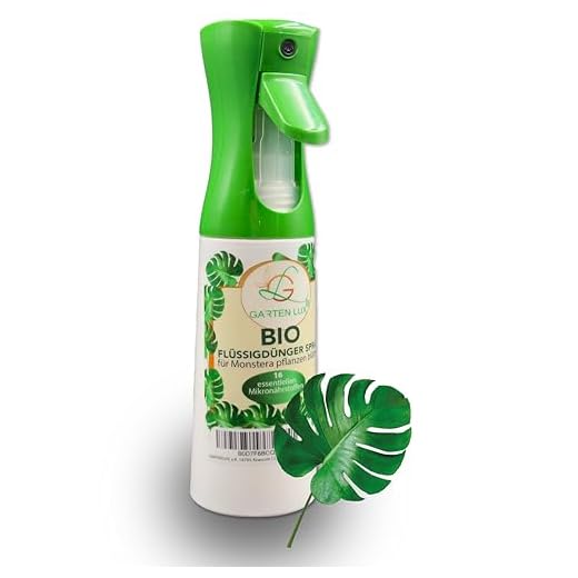 Hydroponische Nährstoffe von Nelson Garden - Universal-Flüssigdünger für Hydrokultur Pflanzen - enthält Makro- und Mikronährstoffe (750ml) 13 Garten Lux BIO Vitalspray für Monstera 300ml. mit 16 Spurennährstoffen zum Monsterapflege sprühen anwendungsfertiges Hochester.