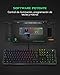 Black Shark Teclado Mecánico Gaming, Retroiluminación RGB, Teclados Gaming PC Español con...