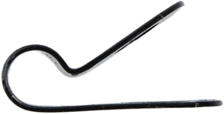 R Type Cable Clamps, Galvanized Steel Clips for 5mm/0.2 Inch Pipe Tube Cord, Black Zinc Coated Metal Clamp with Screws, Hose Wire Management Fastener for DIY Electrical Installation, 60 Pcs