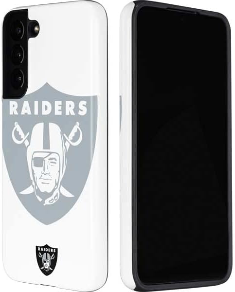Skinit Pro Phone Case Compatible with Galaxy S22 Plus - Officially Licensed NFL Las Vegas Raiders Double Vision Design