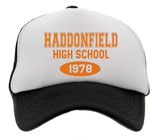 Enigmae Haddonfield High School 1978 Alumni Gorra de Beisbol Sombrero Niños Niños Niñas Frente de Espuma Espalda de Malla Negro Baseball Cap