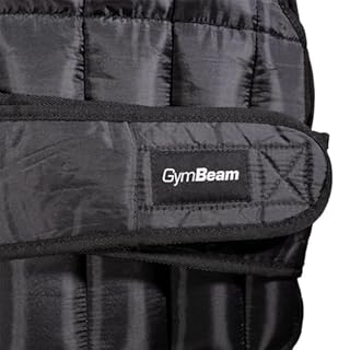 GymBeam Gilet Zavorrato, Giubbotto Zavorrato per Aumentare il Carico e l'Intensità dell'Allenamento, Perfetto per Rafforzamento, Corsa, Cardio, HIIT, Larghezza 45cm, Lunghezza 58cm (10 kg)