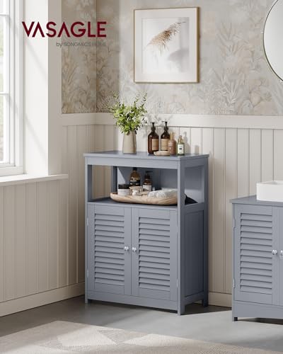 Vasagle UBBC040G02 Bathroom Floor Cabinet, Bathroom Storage Cabinet, Freestanding thumb #1