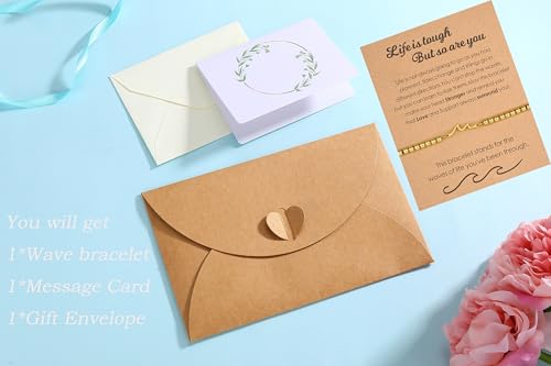 morniface Wave Bracelet for Best Friend Bestie Soul Sister ，Birthday Gifts, Daughter Bracelets, Mothers Day Gifts3