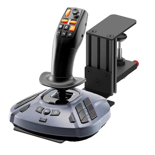 Soporte de montaje de escritorio de palo de vuelo compatible con Logitech G Extreme 3D Pro Joystick, Turtle Beach VelocityOne Flightstick, Thrustmaster T.Flight HOTAS