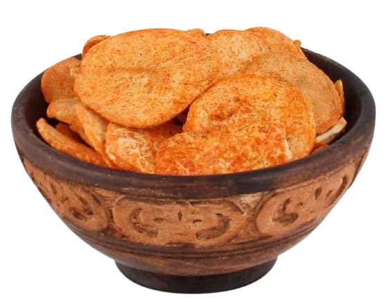 VELVET HARVEST Red Chilli Potato Chips/Spicy Potato Chips | Party/Tea Time Snacks | Aloo Chips Low Fat Masala | Spicy Potato Wafer | 200 g-image-48