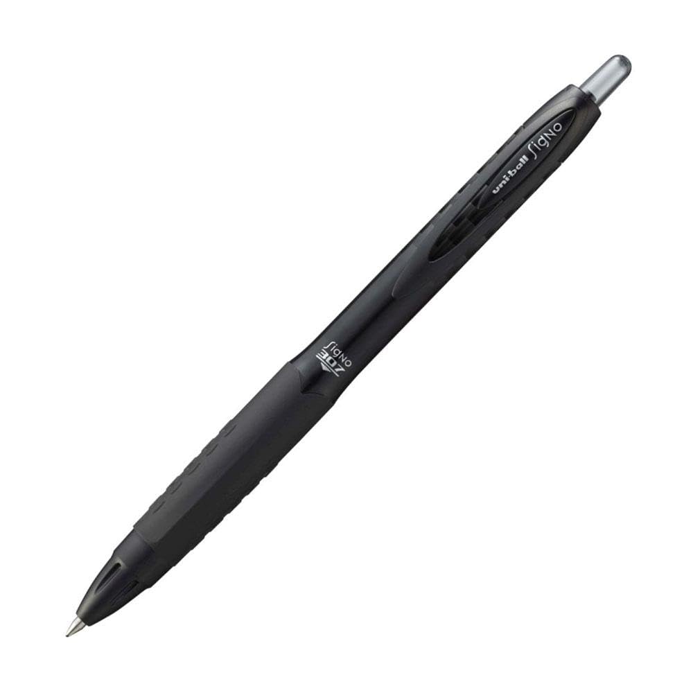 UMN-307 Signo RT Rollerball Pen, Black (Pack of 12)