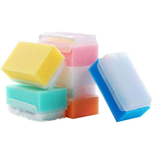 12PCS Sterile Bath Sponge & Sensory Brush, MELONSUN Baby Bath Scrubber