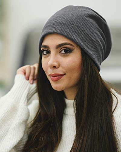Image of SD SHADOW DOMAIN Trendy Stylish Beanie of Quality Knit Fabric, Breathability & Elasticity Skull Cap Hat