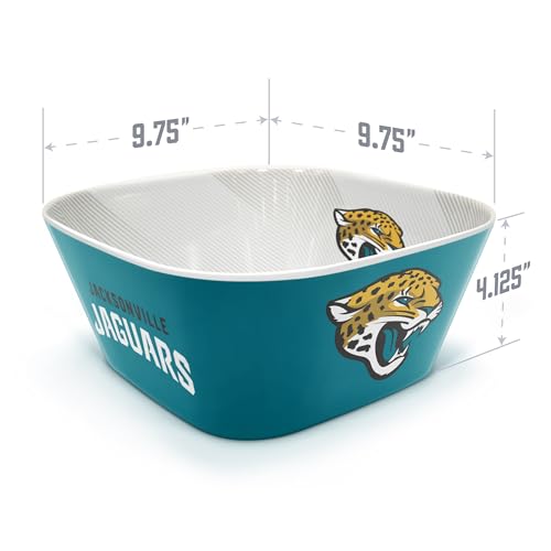 Image of YouTheFan NFL Jacksonville Jaguars Large Party Bowl