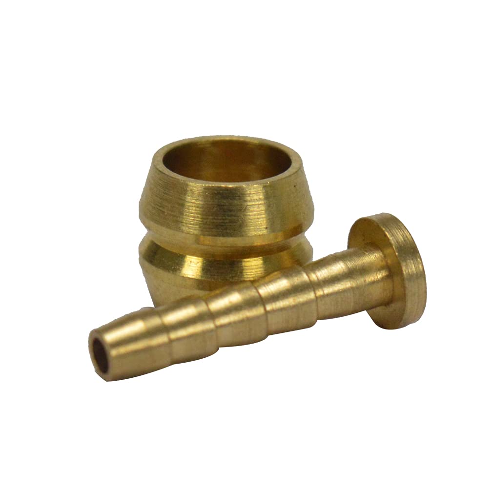 BESNIN Tubo del freno idraulico da 2,5 m con spina d'oliva, kit di riparazione del tubo del freno, tubo del freno a disco idraulico con inserti di collegamento d'oliva, accessori (nero)