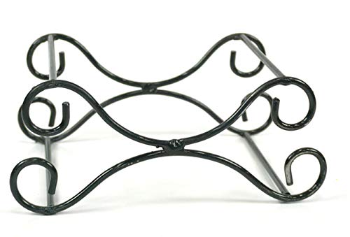 THOUSAND OAKS BARREL Wrought Iron Cradle Stand for 1 Liter & 2 Liter Oak Aging Barrel - Mini Bourbon and Wine Metal Rack Holder Base