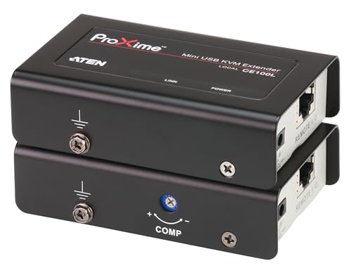 Extension console USB ATEN CE100 protection ESD intégrée et gain de place