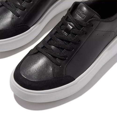 FitFlop Women's Rtg Leather/Suede Sneakers3