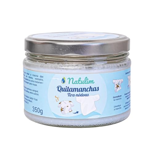 Quitamanchas (350 gramos) - Eficaz contra todo tipo de manchas, Ecológico, Libre de plástico, Zero Waste, Vegano y Cruelty Free - Ropa limpia y suave sin ensuciar el Planeta - Made in Spain