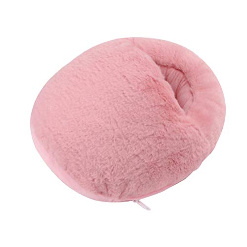 VOSAREA USB Electric Foot Warmer Foot Heating Warm Slipper Velvet Foot Massager in Cold Winter