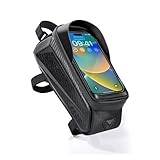 SAUANMNKTP Handyhalter Fahrrad Fahrradtasche Wasserdicht Touchscreen Oberrahmentasche MTB Rennradtasche Handyhülle Fahrradzubehör Handyhalterung Motorrad