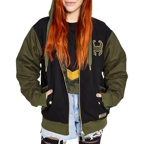 Veste à capuche Collectiv Marvel Loki Loungefly finition premium 3X
