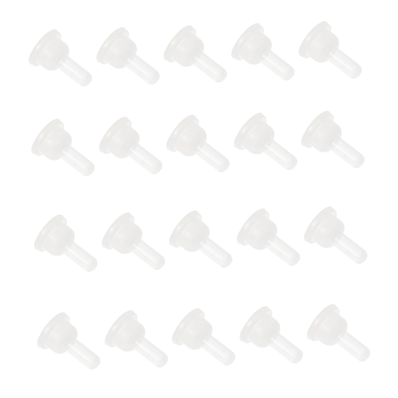 JOINPAYA 40Pcs Pet Feeding Nipples Silicone Replacement Pacifiers for Pets for Kittens Puppies and Rabbits Safe and Flexible Design for Gentle Feeding