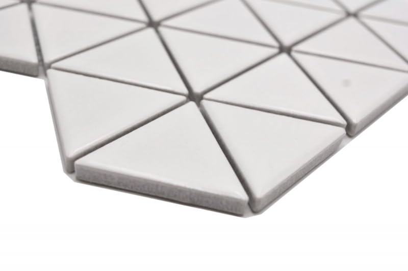 MOS13-t41_f - Mosaico de cerámica para pared de cocina, color blanco mate