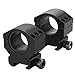 Modkin 1'' Scope Rings, 30mm Scope Mount Tactical Low Profile 25.4mm Inner Washer 1 Pair Fit 21mm Picatinny Rail (Set of 2) (Black)