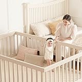 ベビーサークル 扉付き ハイタイプ 大型 モダン プレイヤード ベビールーム 大きい ベビーゲート 長方形 ドア付セット