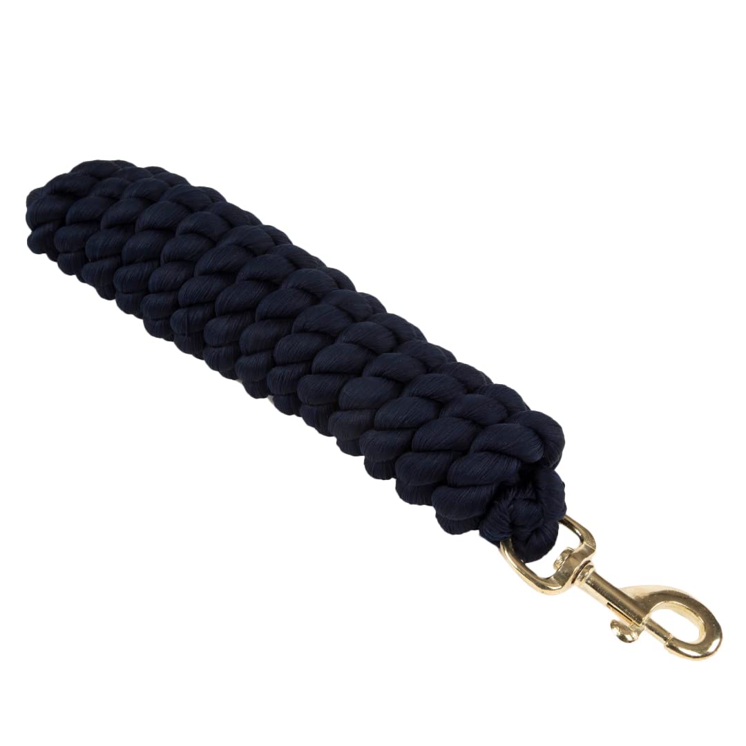Shires Economical Lead Rope - Navy/Blue