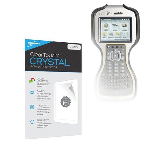 BoxWave Screen Protector Compatible with Trimble TSC3 - ClearTouch Crystal (2-Pack), HD Film Skin - Shields from Scratches