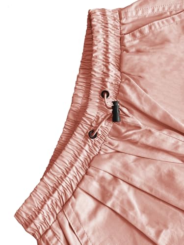 Image of Girls Cargo Pants Elastic Waist Drawstring with Pockets Pants | 6-14 years High Waist Loose fit School Hiking Casual