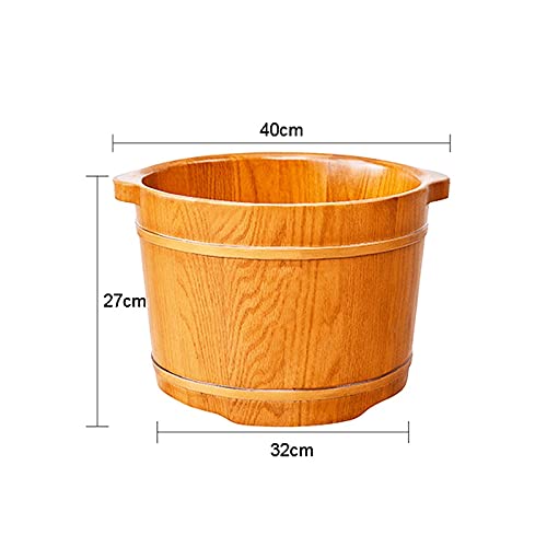 Spa de pies de madera sólido con masaje miniatura 2