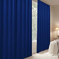 Amazon｜[カーテンくれない]2倍ヒダ 日本製遮光カーテン【40色