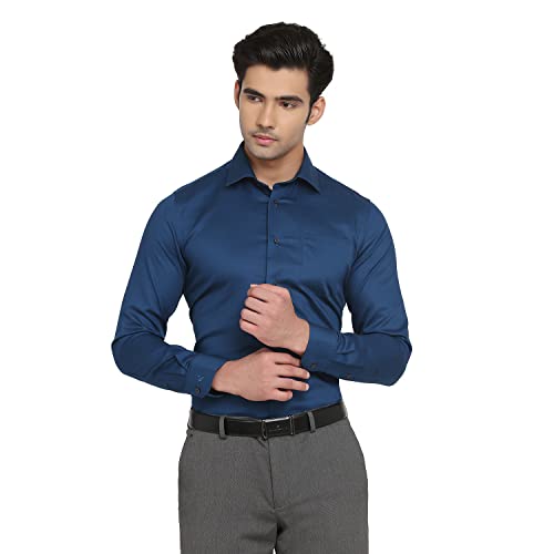 Image of blackberrys Structured Cotton Slim Men's Shirt