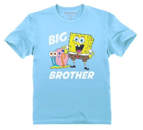 Tstars - Spongebob and Gary Big Brother Funny Toddler Kids T-Shirt